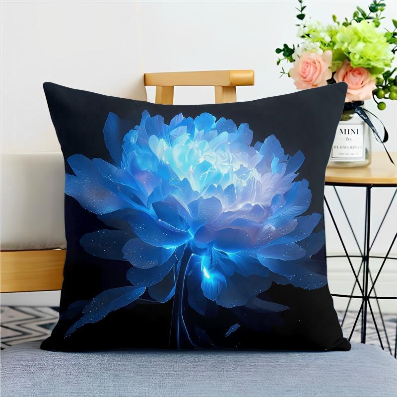 Красивая наволочка с цветком для украшения общежития, офиса, гостиной, дома, наволочка
