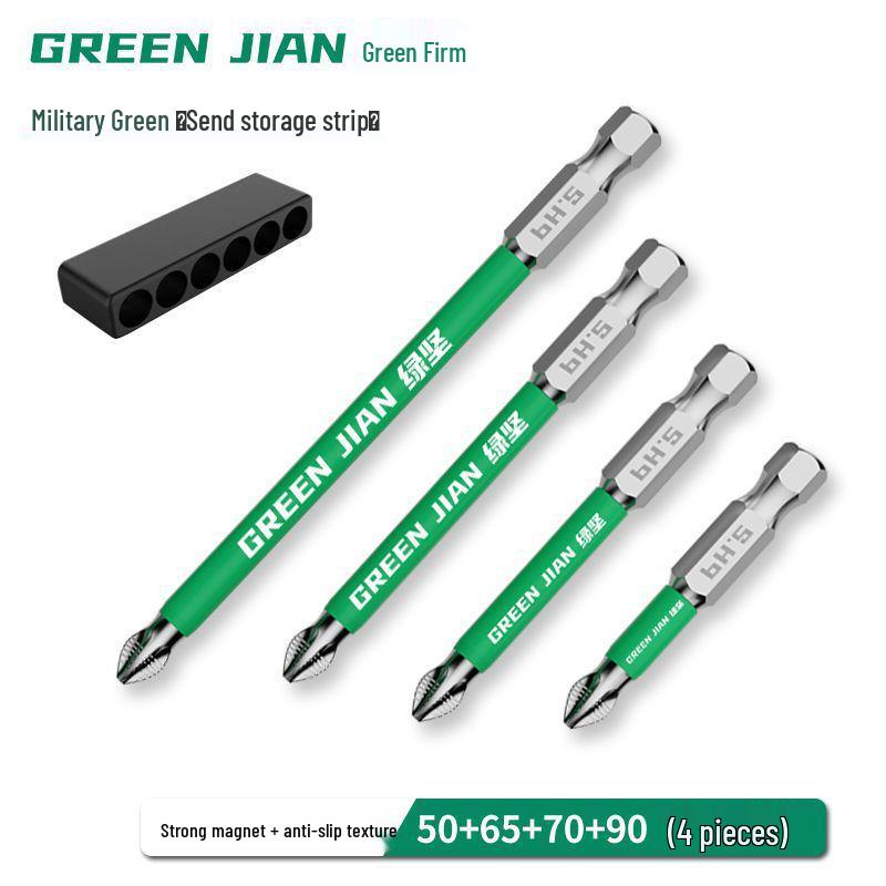 Набор магнитных электрических отверток высокой прочности с ударными удлиненными битами