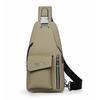 Новая мужская нагрудная сумка большой вместимости, сумка через плечо, роскошная сумка-слинг из ПУ кожи, для телефона, кошелька и предметов первой необходимости для активного отдыха