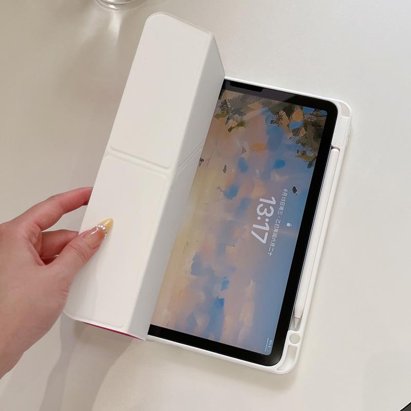 Для iPad Air 5 Air 11 A16 11-го iPad Pro 11 12.9 13 10-го Поколения 10.5 10.2 9-го 8-го 6-го 5-го 9.7 Mini 7 6 5 4 Умный Чехол с Держателем для Стилуса