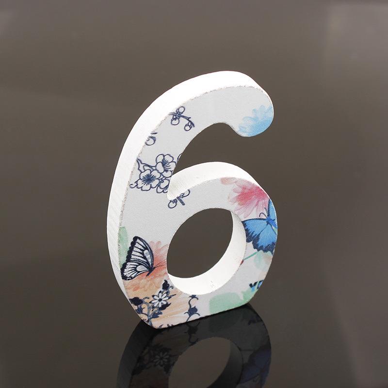 Wooden Alphabet Craft Letters Plaque Home Wedding Nursery Party Decoration