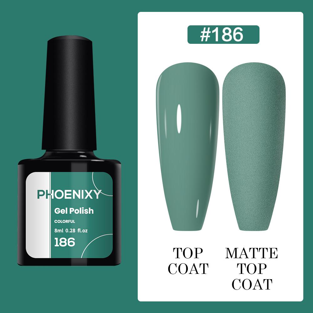 PHOENIXY, 50 шт., гель-лак для ногтей, долговечный гель-лак, верхнее базовое покрытие, полуперманентный гель-лак, дизайн ногтей «сделай сам»
