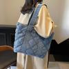 Большая вместительная джинсовая сумка для студентов, женская сумка для поездок на работу