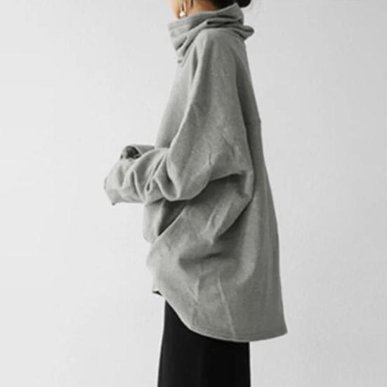 Однотонный боковой карман, пуловер, блузка, плюшевая подкладка, длинный рукав, водолазка, женская толстовка, спортивный костюм