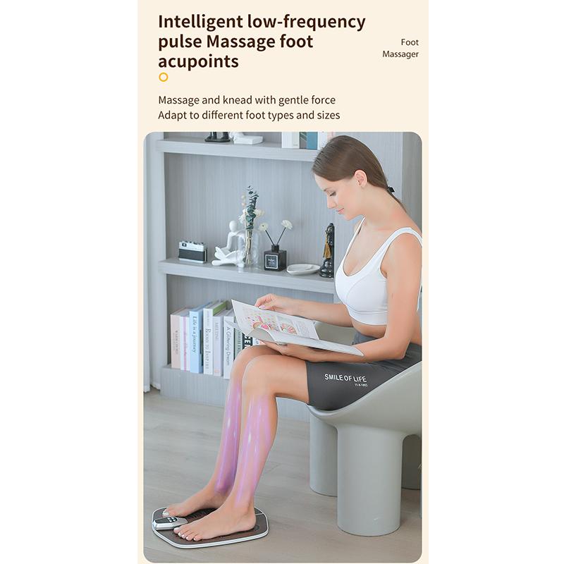 Foot Massage Mat Massager Feet EMS Electric Tool Device Blood Circulation Spa Exerciser Insoles Machine