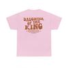 Daughter of The King T Shirt Aesthetic Christian Shirt Womens Religious Shirts Bible Verse Shirts Christian Gift Women Clothing