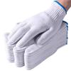 White Cotton Yarn Anti-Slip Work Gloves - Wear-Resistant, Thickened for Labor Protection in Construction and Auto Repair