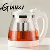 Чайник GIANXI Чайник для заваривания чая Высокий внешний вид Стеклянный чайный сервиз Домашний чайник Цветочный чайник Большая емкость Холодный чайник