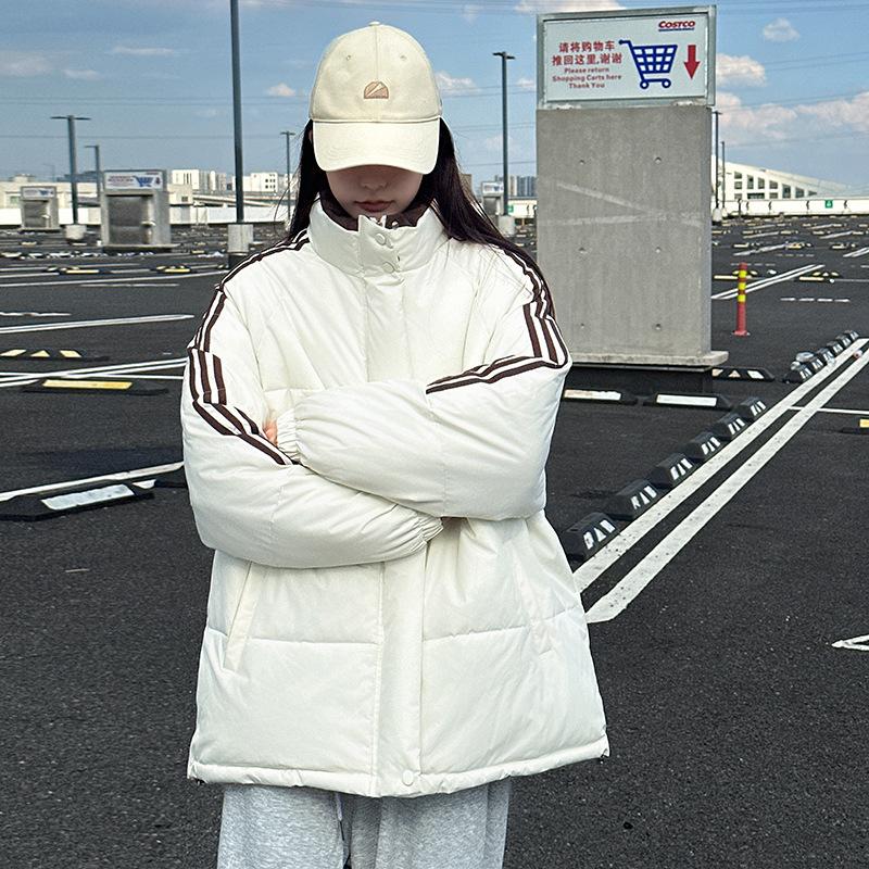 Down cotton clothes women's short cotton clothes winter new hooded student thickened bread clothes jacket