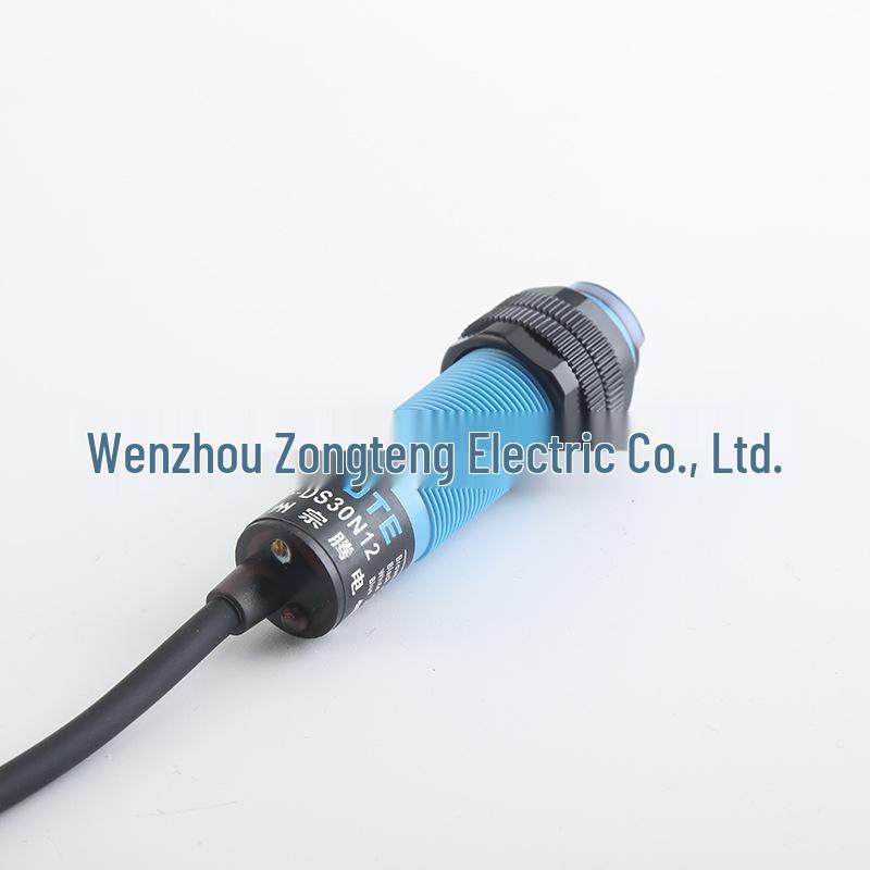 Zongteng E3F-DS30N12 DC NPN Инфракрасный датчик, 6-36V Диффузный отражающий фотоэлектрический выключатель.
