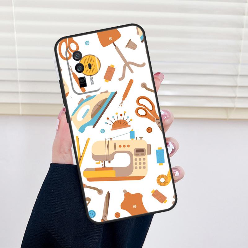 Швейная машина Портной Выкройка Чехол Для Xiaomi 14 13 15 Ultra 11T 12T 13T 14T Pro POCO X7 Pro X3 X5 X6 M6 F5 F6 Pro Чехол