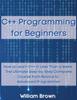Книга C Programming For Beginners by William Brown - Paperback