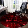 1 шт. Круглый коврик для офиса Devil May Cry, Нескользящий, Мягкий и прочный офисный коврик для декора интерьера, Идеально подходит для офиса yy250915075