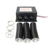 800W Car Heater Fan 12V/24V Auto Van Heating Fan Windshield Defroster Air Heater 3 Ports for RV Motorhome Trailer Trucks Heaters