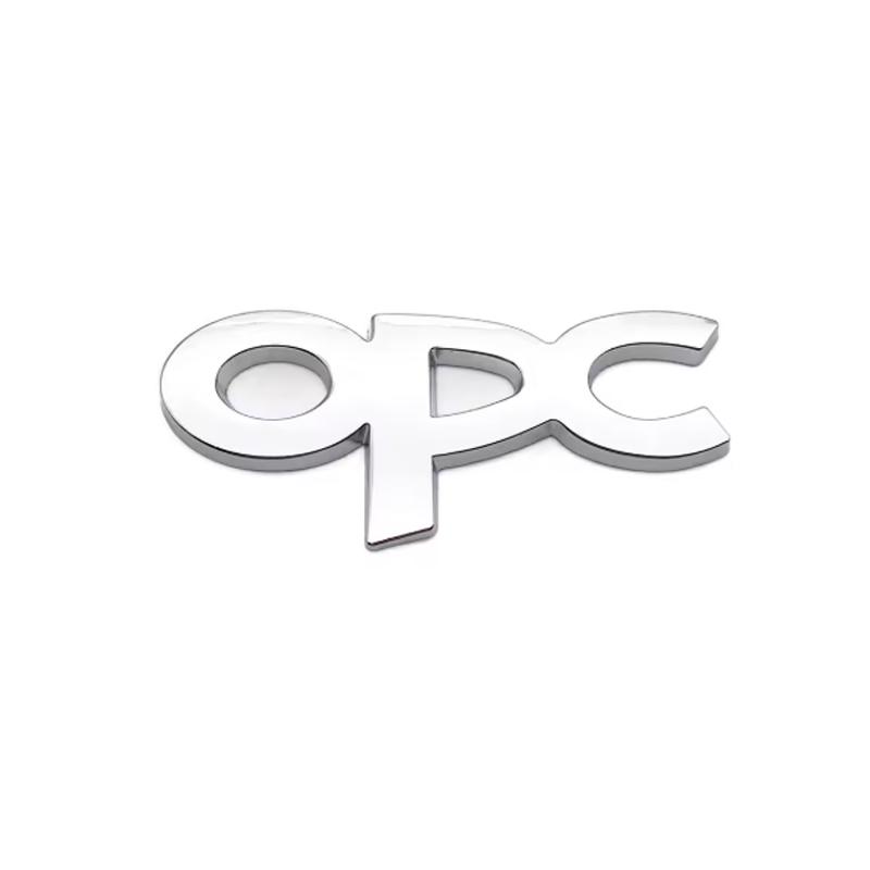 BBFJ3 3D Metal OPC LINE Emblem Car Side Fender Tail Badge Front Grille Sticker For OPEL Zafira b Corsa d Insignia Mokka Regal Astra G