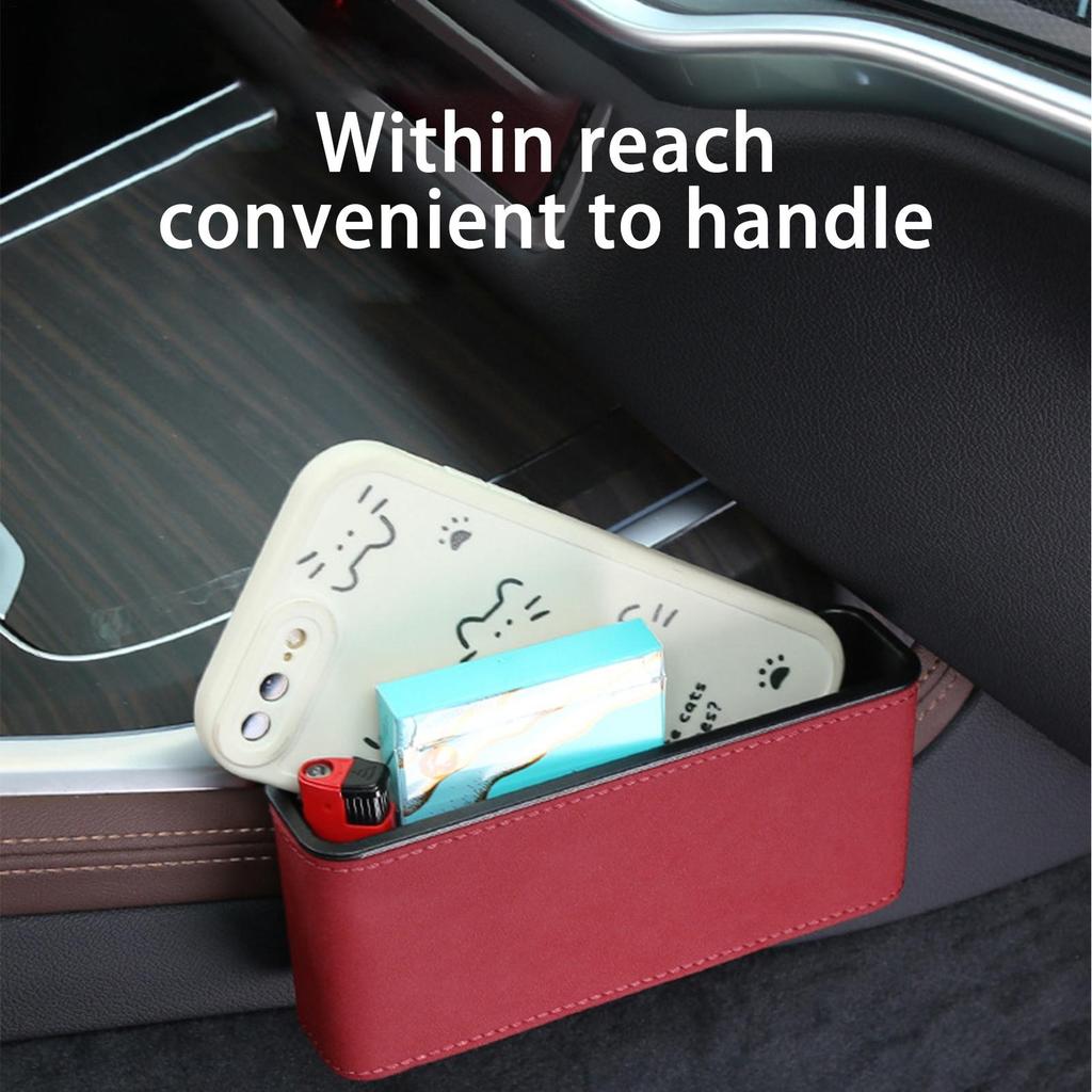 Car Clutter Solution, Stick-On Organizer To Declutter Your Front Seat, Keeps Essentials Organized And Within Reach While Driving