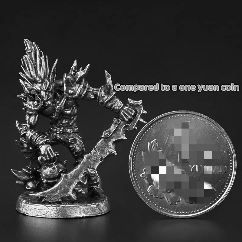 Древние Гоблины Воины Модель Солдата Фигурки Действия Металлические Игрушки Подарки Фишка для Настольной Игры Настольное Украшение Салона Автомобиля Аксессуары