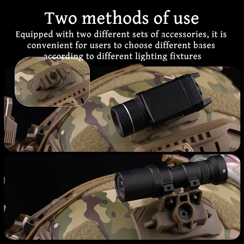 Адаптер для крепления фонаря на шлем для стрельбы, кемпинга, универсальные шлемы, держатель фонаря с креплением на липучке, вращающийся