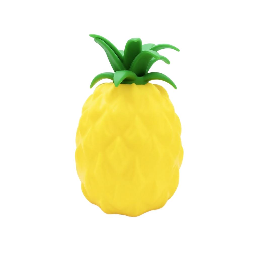 Pineapple Shaped Soft Silicone Sensory Fidget Toy Squeeze Stress Relief Toy for Adults and Kids Durable and Portable