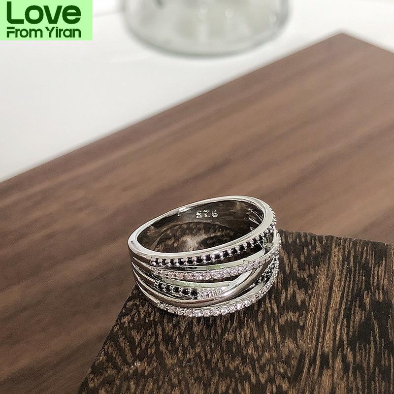 Кольцо с простым стежком и дизайном обмотки, индивидуальное кольцо с узелком в виде веревки, кольцо для влюбленных на День святого Валентина