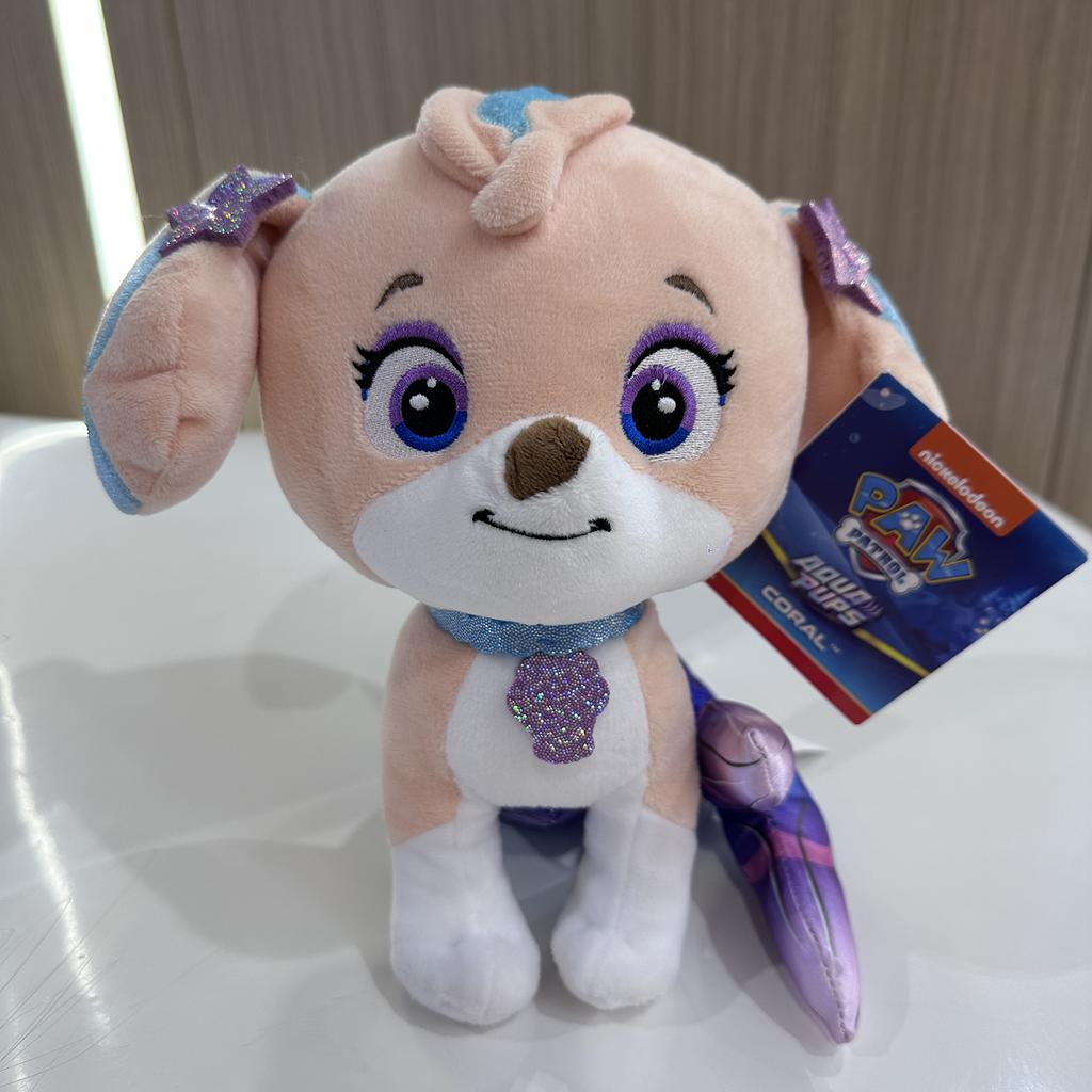 Genuine PAW Patrol Coral Plush Official Toy Cartoon Stuffed Animal for Ages 2 and Up 9‘’ 22.9cm Children Birthday Christmas Gift