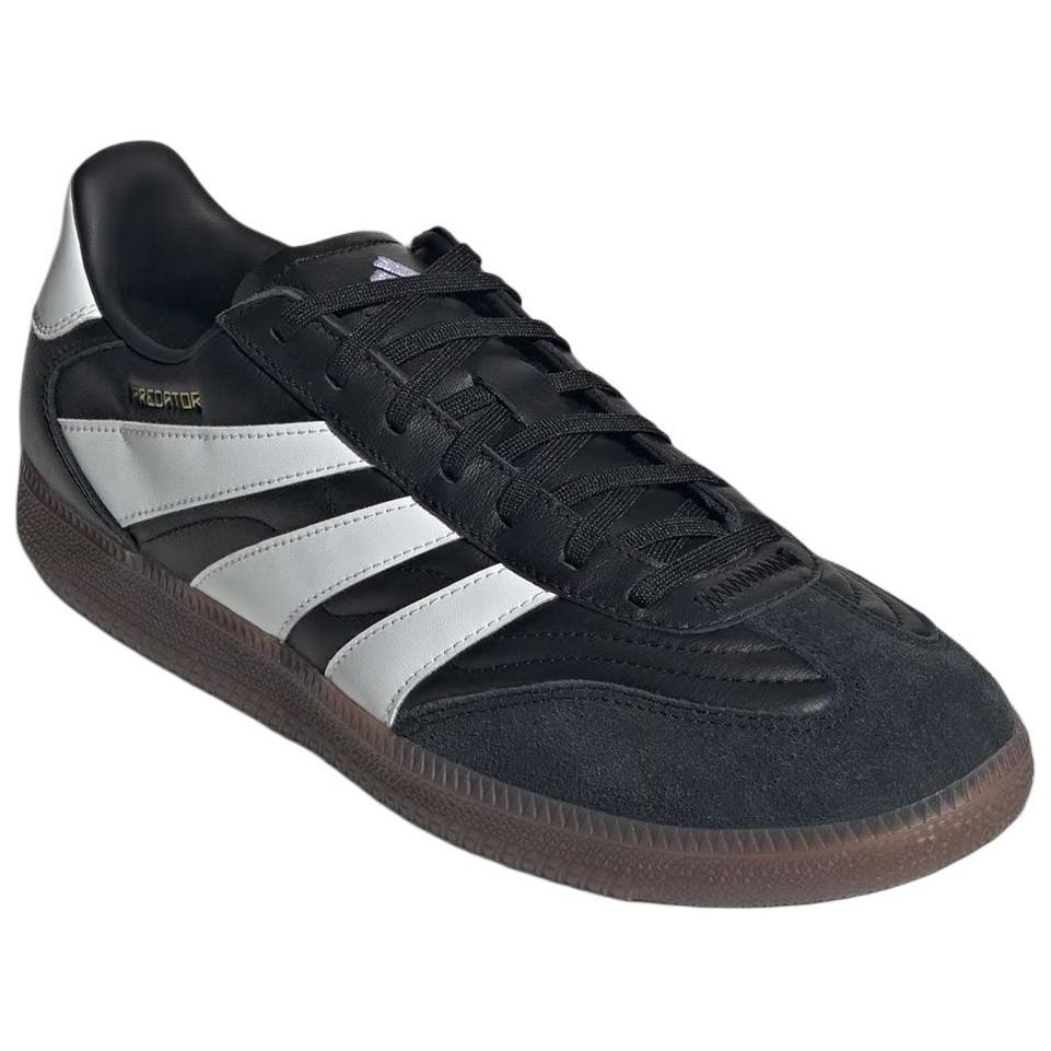 Adidas Predator 24 League Low Freestyle Черный Белый Гум Мужские Кроссовки Основной Черный Облачно-Белый Золотистый Металлик ID3833