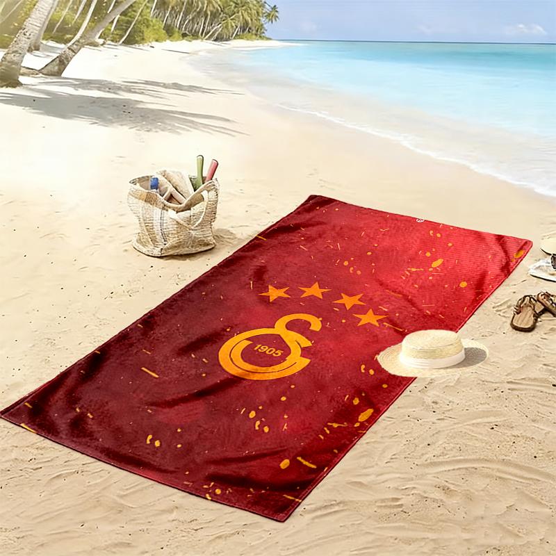Пляжное полотенце Galatasaray SK, подходит для различных ситуаций, таких как кухня, ванная комната и пляж