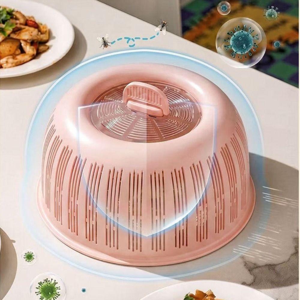 Breathable Vegetable Food Cover Washable Fruit Basket Anti Fly Mosquito Cover Kitchen Dining Table