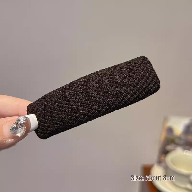 Осенне-зимняя заколка для волос «Кофе»: Женские бесшовные клипсы-уточки, BB и для челки