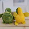Cute Cartoon Turtle Keychain Anti-Lost Keyring Children Kawaii Stuffed Animal Doll Bag Pendant Decoration Accessories Gifts
