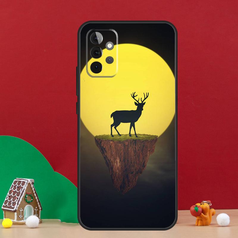 Чехол Животное Олень Северный олень Для Samsung Galaxy A17 A06 A16 A56 A36 A54 A34 A14 A52 A32 A13 A23 A33 A53 A15 A35 A55