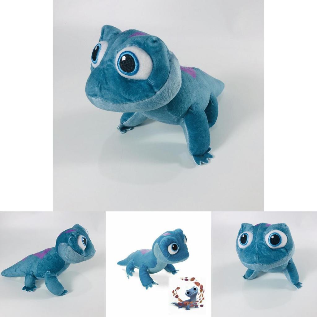 Frozen 2 Fire Spirit Salamander Blue Plush Doll For Young Fans**