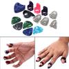 Guitar Accessories Silicone Fingertip Protectors Guitar Finger Pick Plectrum