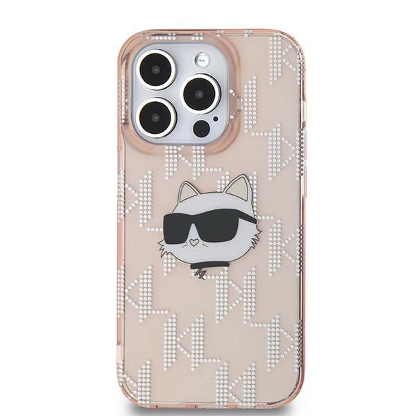 Karl Lagerfeld Iml Choupette Head & Monogram Case For Iphone 13 Pro / 13 - Pink