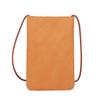 Genuine Leather Women's Mini Crossbody Cell Phone Bag - Simple, Solid Color, Versatile Shoulder Handbag for Outdoor Fashion