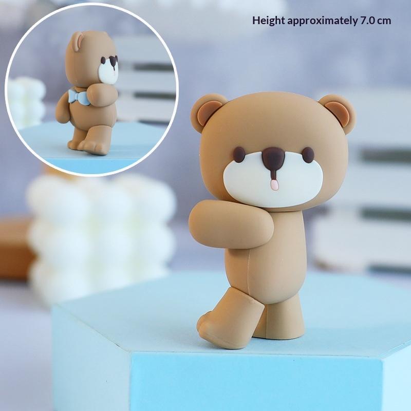 Blue Pink Hot Air Balloon Cake Topper Gender Reveal Party Cake Decoration Kids Boy Girls Birthday Party Supplies Baby Shower