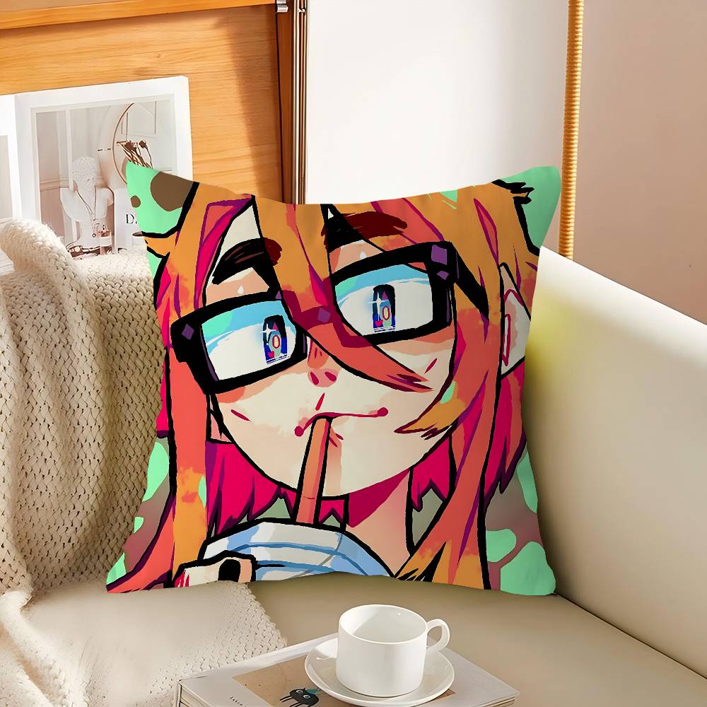 H-homestuck Мультяшная Офисная Подушка Наволочка Автомобильная Подушка Чехол 45X45СМ Поясничная Наволочка Диванная Наволочка
