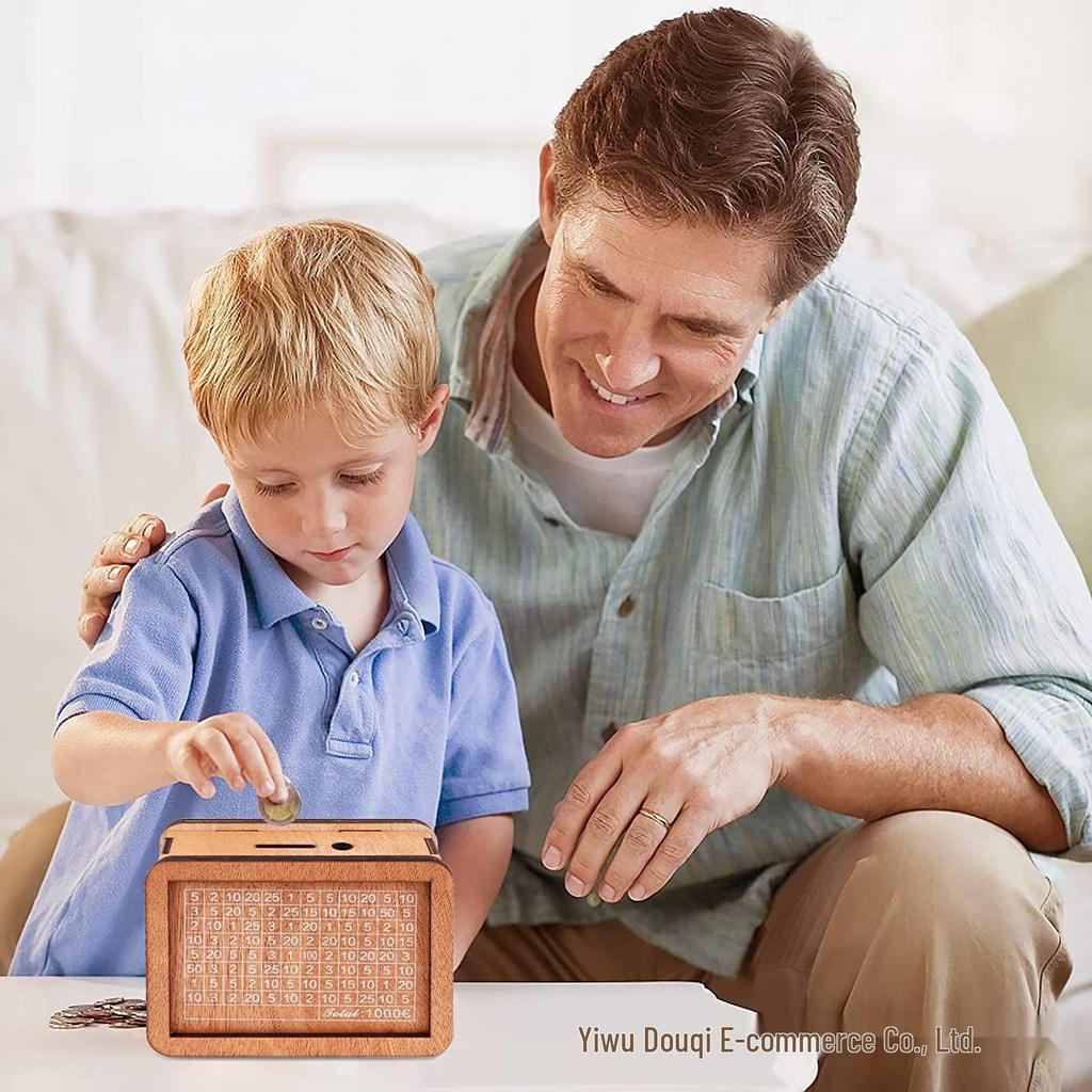 Деревянная копилка высокого класса: Креативный подарок на день рождения для мужчин и женщин