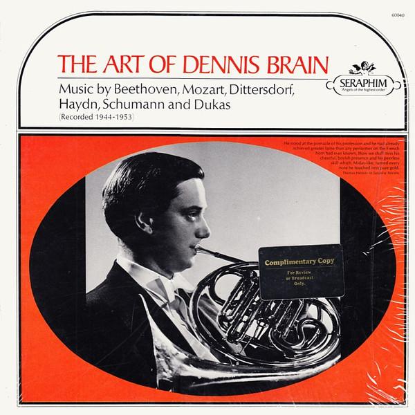 Виниловая пластинка DENNIS BRAIN Art Of Dennis Brain 60040 SERAPHIM 1966 США Классика Б/у