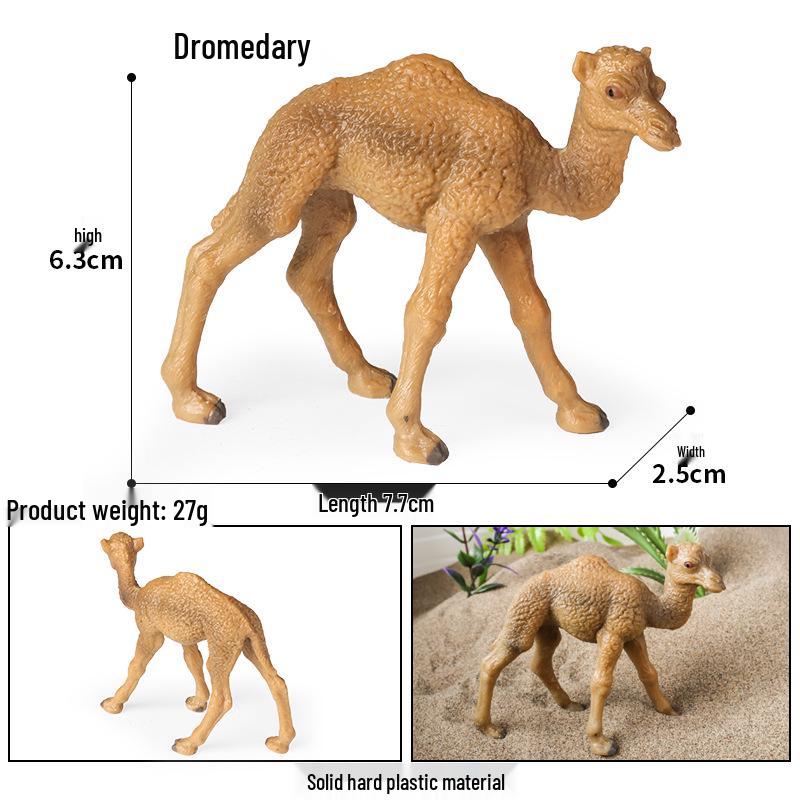 Children's Wild Animal Forest Wolf Toy - Lying Wolf Figurine for Car Decoration