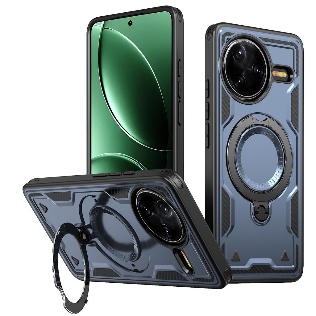 Magnetic Case For Xiaomi Redmi K80 5G/K80 Pro 5G/Poco F7 Pro 5G/F7 Ultra 5G Military Protection PC+TPU Kickstand Phone Cover