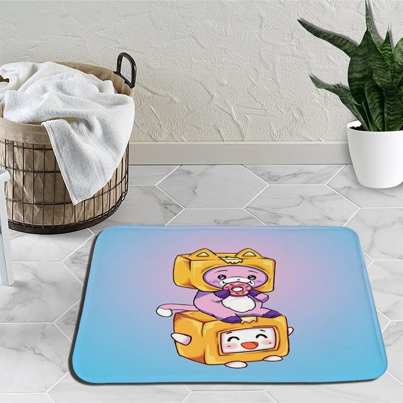 Lankybox Boxy Foxy Rocky мультяшный ковер для спальни, коврик для украшения, аниме, уличный ковер, нескользящий ковер, подарок на день рождения