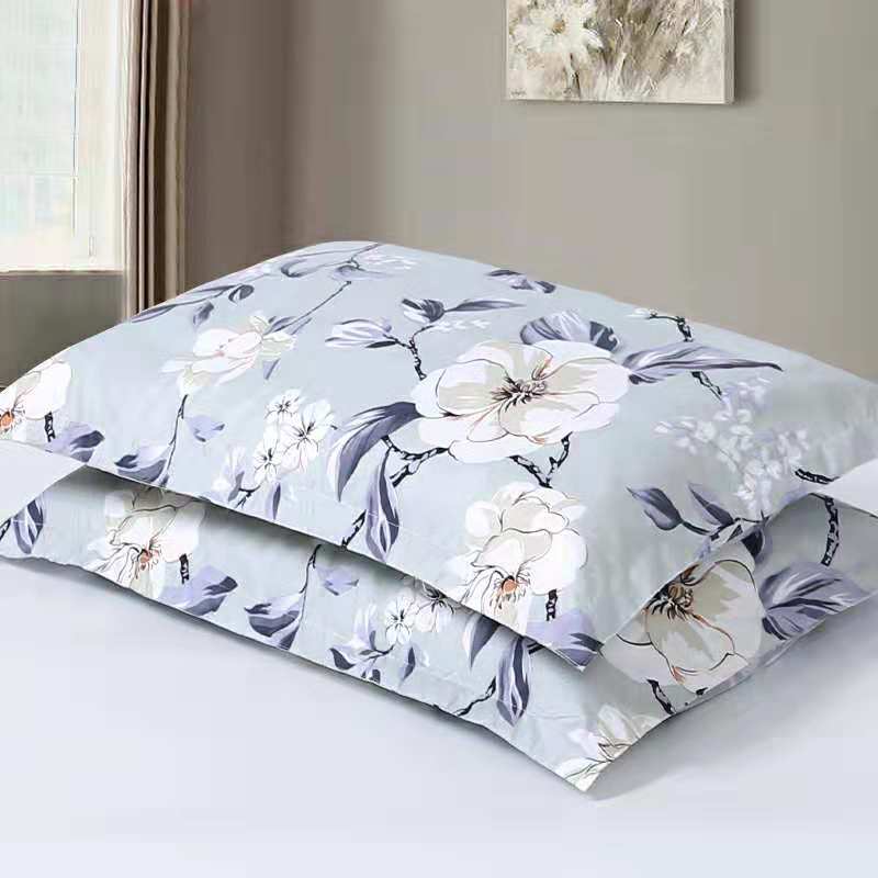 2Pcs 48X74Cm Printed Pillow Case Bed Pillowcases Standard Pillow Cover for Bedding Bedroom (No Filler)