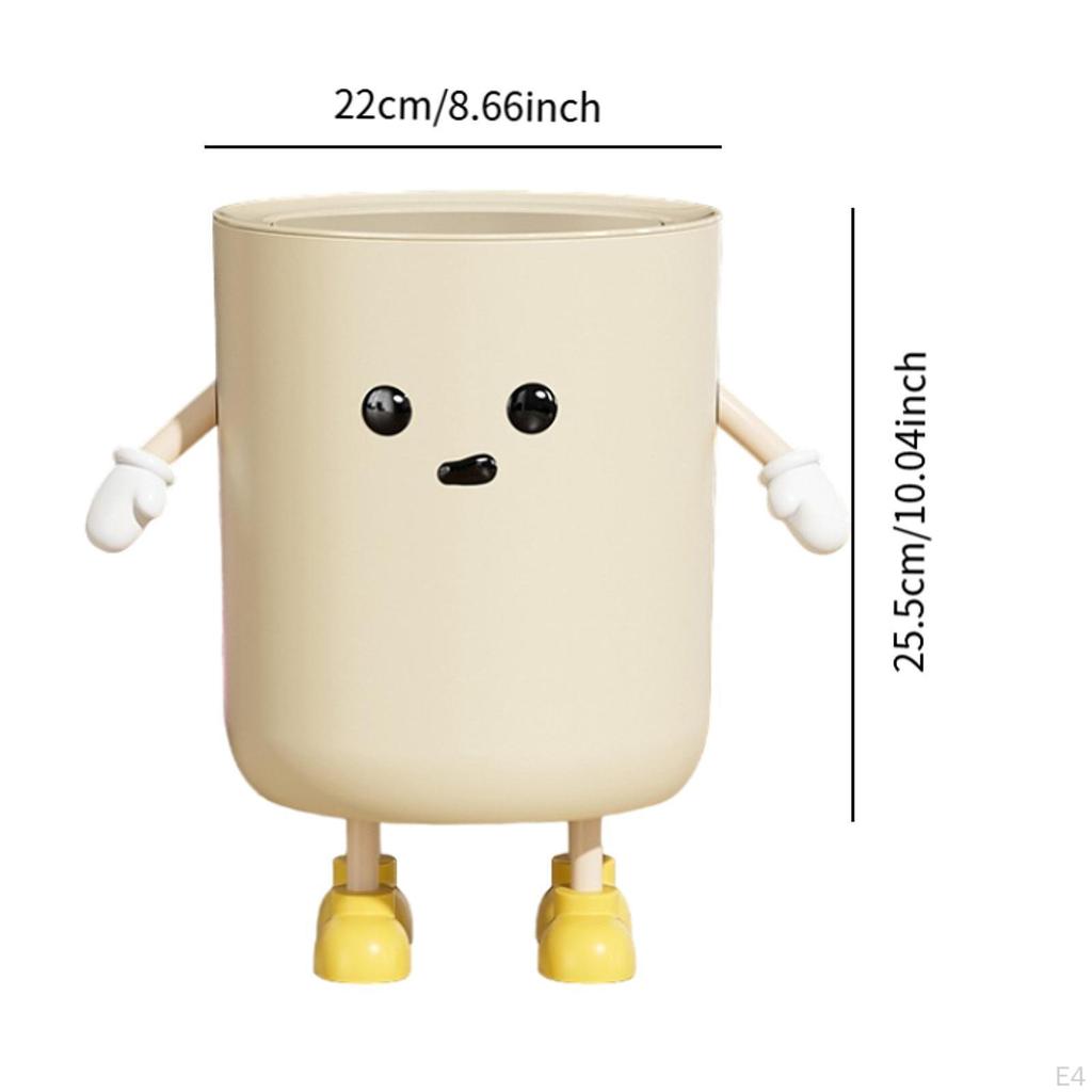 Очаровательная мусорная корзина для мусора Портативная Креативная Современная Практичная для Дома