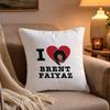 Chill RNB Singer BBrent Faiyaz Pillow Case Soft Plush Cushion Cover Double Print and Invisible Zipper for Sofa Home Car Use
