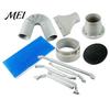 100mm Exhaust Pipe Adapter Air Conditioning Hose Adapter, AC Window Seal Flat Vent Kit Removable Plate for Casement Skylight Windows, Connector
