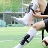 1 Pair Soccer Shin Guard Teens Breathable Shockproof Soccer Sports Shin Pad Adjustable Football Leg Protective Guards