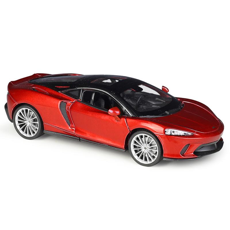 Масштаб 1/24 Welly McLaren GT, модель автомобиля из сплава, литье под давлением, металлические игрушечные автомобили, модель автомобиля, высокая имитация, коллекция, детские подарки