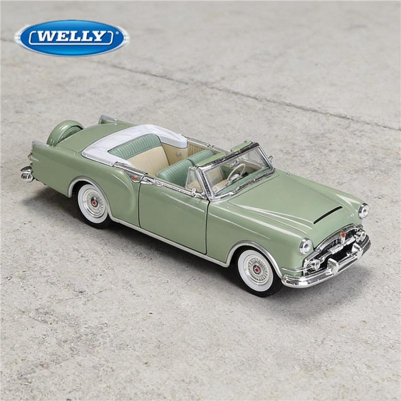 Welly 1/28 1953 Packard Caribbean Сплав Люксовая Модель Автомобиля Литьевой Металл Классический Ретро Спортивный Автомобиль Модель Автомобиля Симуляция Подарок для Детей