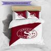 Servette FC Печатный комплект постельного белья из 3 предметов Дышащий пододеяльник с наволочками Декоративное постельное белье для спальни Дома
